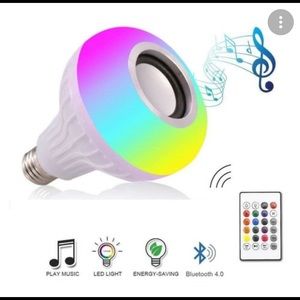 Bluetooth color changing speaker w/ remote